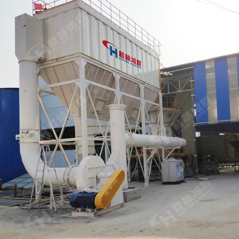 HLM1500立式磨粉機-霞石-細度200D90-時產(chǎn)8-9噸左右